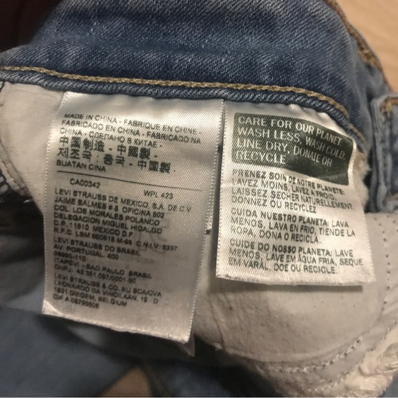 Levi's 535 Super Skinny Jeans - Size 27 - Picture 9 of 10